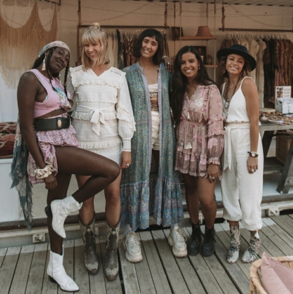 Jasmine Jade Flutter Sleeve Dress Spell Designs XS - Picture 8 of 14